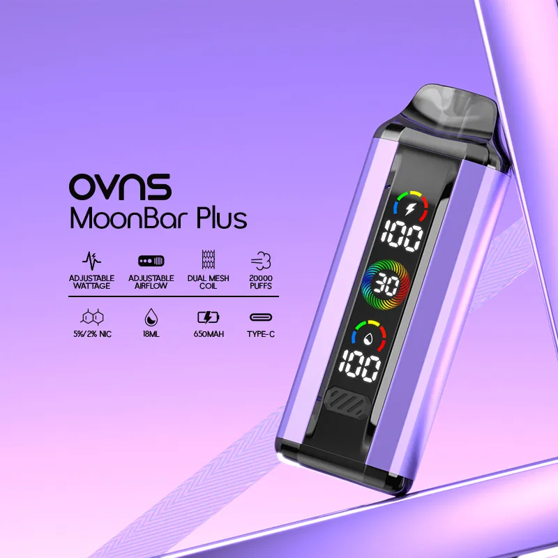 Ovns Electronic Cigarette Type-C Rechargeable 20000 20K Puffs EU Warehouse Wholesale I Vape Disposable Pen Puff Bar Pod Vaporizer with Elegant Screen