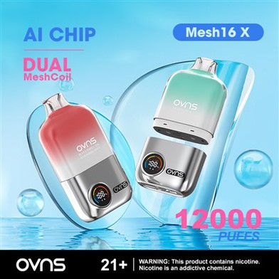 Kits de système de dosettes remplaçables OVNS Mesh16X 12000 Puff Vape