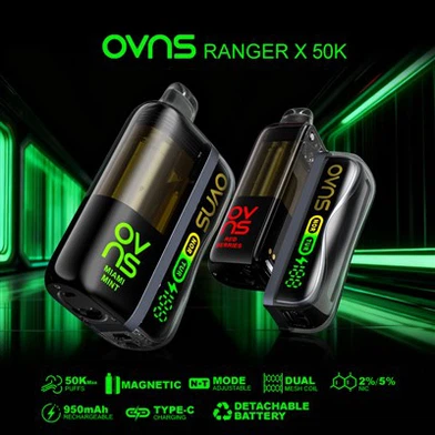 Vape jetable OVNS Ranger X 50k 40000 bouffées